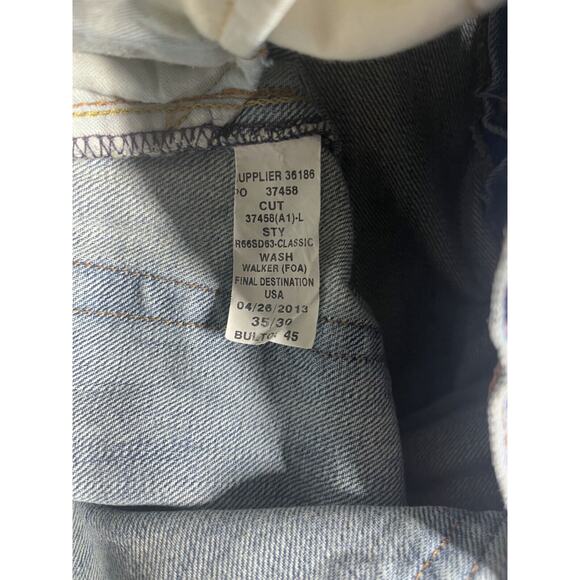 Polo Ralph Lauren Jeans Men 35/30 Blue Denim 100% Cotton Light Wash Straight Leg - Picture 5 of 6